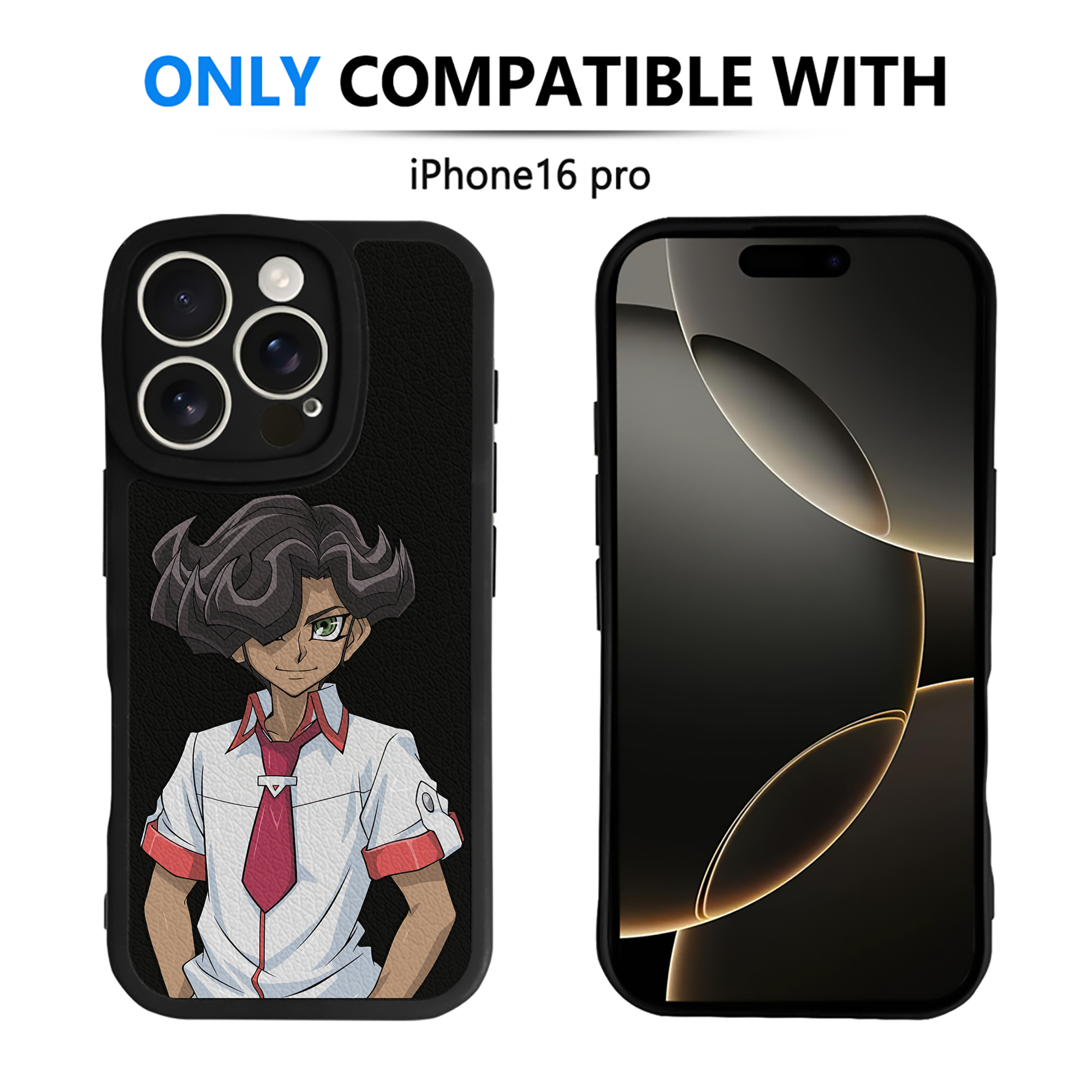 遊☆戯☆王 Yu-Gi-Oh! 【iPhone 16シリーズ対応】シリコンスマホケース（レザー調） 材質：シリコン
